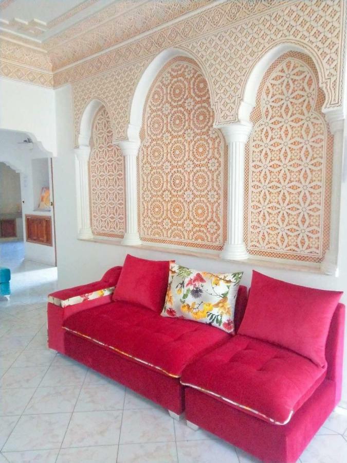 Blue And White House Hotel Anfa-Superieur Bagian luar foto