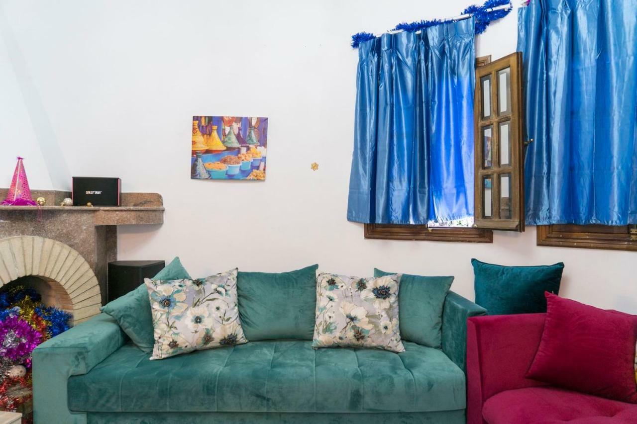 Blue And White House Hotel Anfa-Superieur Bagian luar foto